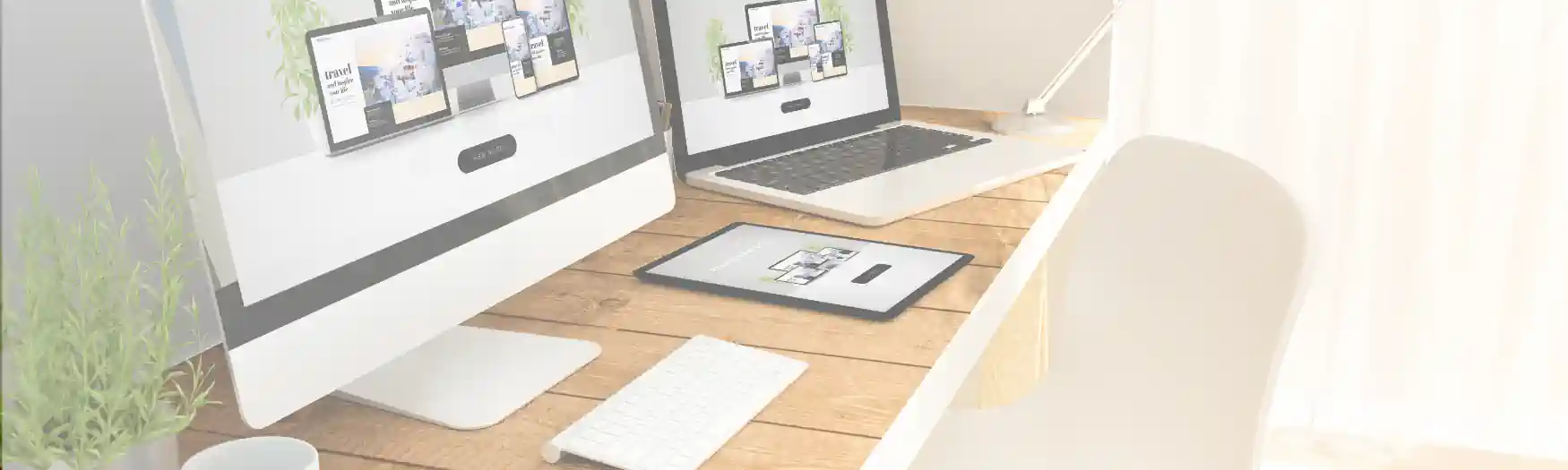 PLR Produkte - Marketing Produktpalette auf dem Rechner und Laptop zeigt die Skalierbarkeit der Produkte