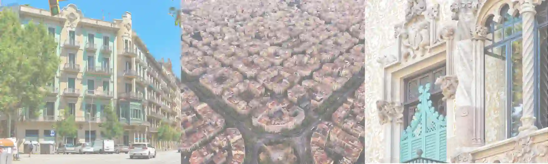 beliebtesten Wohnviertel Barcelonas - Blick auf Eixample