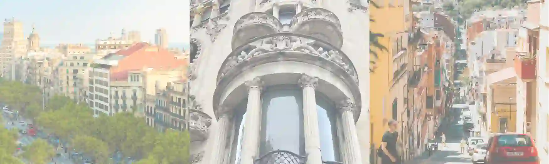 beliebtesten Wohnviertel Barcelonas - Blick auf Gracia